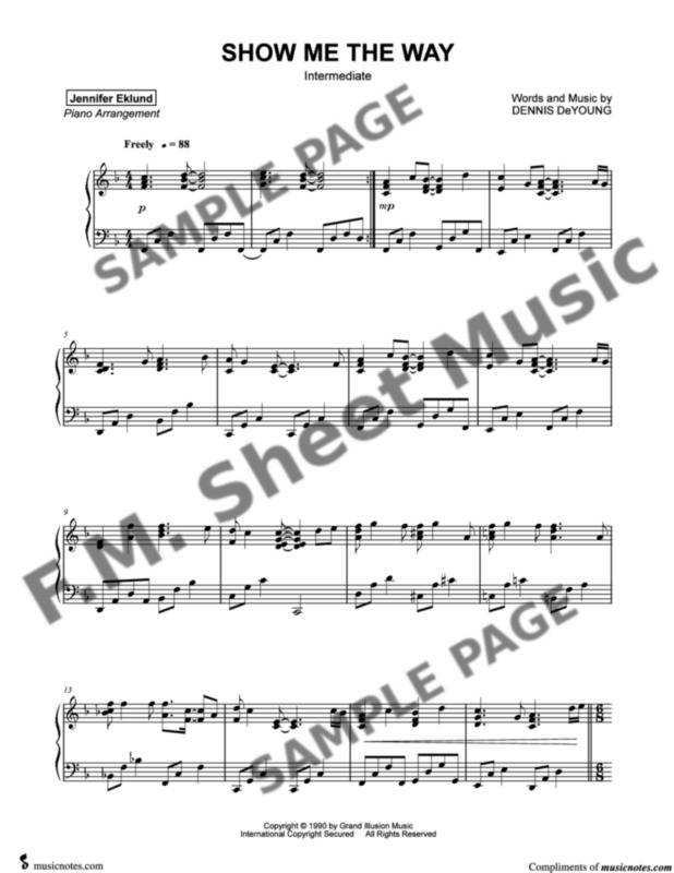 show-me-the-way-intermediate-piano-by-styx-f-m-sheet-music-pop